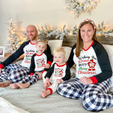 Christmas Matching Family Pajamas Funny Wish You Merry Christmas Gray Pajamas Set