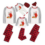 Christmas Matching Family Pajamas Funny Missing Elf Call Santa White Pajamas Set