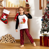 Christmas Matching Family Pajamas Funny Missing Elf Call Santa White Pajamas Set