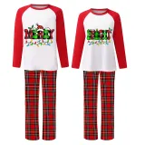 Couple Matching Christmas Pajamas Merry Bright Loungwear Green Pajamas Set