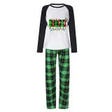 Couple Matching Christmas Pajamas Merry Bright Loungwear Green Pajamas Set