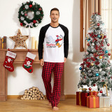 Christmas Matching Family Pajamas Funny Flying Penguins How Snowflakes are Really Made White Pajamas Set