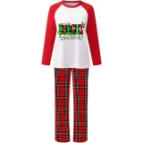 Couple Matching Christmas Pajamas Merry Bright Loungwear Green Pajamas Set