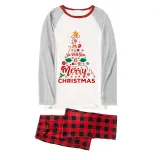Christmas Matching Family Pajamas We Wish You A Merry Christmas Red Pajamas Set