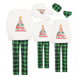 Christmas Matching Family Pajamas We Wish You A Merry Christmas Green Pajamas Set