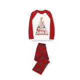 Christmas Matching Family Pajamas We Wish You A Merry Christmas Red Pajamas Set