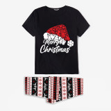 Christmas Matching Family Pajamas Christmas Hat Reindeer Pants Pajamas Set