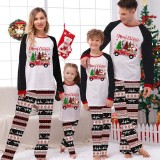 Christmas Matching Family Pajamas Christmas Gift Truck Reindeer Pants Pajamas Set