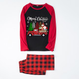 Christmas Matching Family Pajamas Christmas Gift Truck Red Black Pajamas Set
