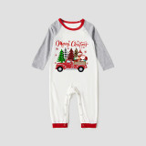 Christmas Matching Family Pajamas Christmas Gift Truck Red Pajamas Set