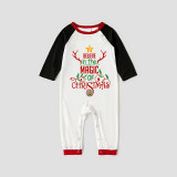 Christmas Matching Family Pajamas Believe In The Magic Of Christmas Gray Pajamas Set