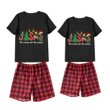 Christmas Couple Pajamas Matching Sets Christmas Jeaus Adult Loungwear Short Pajamas Set