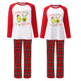 Christmas Couple Pajamas Matching Sets Merry Christmas To My Other Half Adult Loungwear Red Pajamas Set