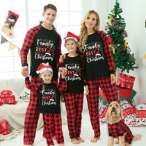 Christmas Matching Family Pajamas Family Is The Best Part Of Christmas Black Pajamas Set