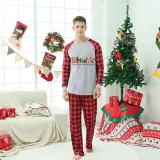 Christmas Matching Family Pajamas Believe Gingerbread Man Gray Pajamas Set
