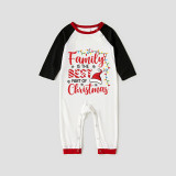 Christmas Matching Family Pajamas Family Is The Best Part Of Christmas Gray Reindeer Pants Pajamas Set