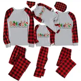 Christmas Matching Family Pajamas Believe Gingerbread Man Gray Pajamas Set