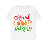 Christmas Couple Pajamas Matching Sets Official Cookie Tester & Baker Adult Loungwear Short Pajamas Set