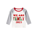 Christmas Matching Family Pajamas 2023 We Are Family Red Pajamas Set