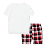 Christmas Couple Pajamas Matching Sets Mr & Mrs ELF Adult Loungwear Short Pajamas Set