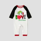 Christmas Matching Family Pajamas Love Christmas Gray Reindeer Pants Pajamas Set