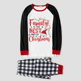 Christmas Matching Family Pajamas Family Is The Best Part Of Christmas Gray Pajamas Set