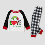 Christmas Matching Family Pajamas Love Christmas Gray Pajamas Set