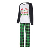 Christmas Couple Pajamas Matching Sets All I Want For Christmas Is You Adult Loungwear Green Pajamas Set