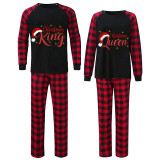 Christmas Couple Pajamas Matching Sets Christmas King & Queen Adult Loungwear Gray Pajamas Set