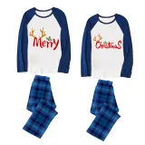 Christmas Couple Pajamas Matching Sets Deer Merry Christmas Adult Loungwear Green Pajamas Set