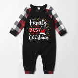 Christmas Matching Family Pajamas Family Is The Best Part Of Christmas Black White Plaids Pajamas Set