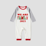 Christmas Matching Family Pajamas 2023 We Are Family Red Pajamas Set