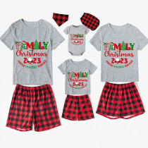 Christmas Matching Family Pajamas 2023 Family Christmas Short Pajamas Set