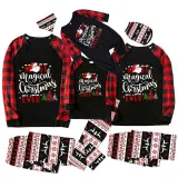 Christmas Matching Family Pajamas Magical Christmas Tree Black Reindeer Pants Pajamas Set