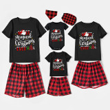 Christmas Matching Family Pajamas Magical Christmas Tree Black Pajamas Set