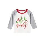 Christmas Matching Family Pajamas Snowflake Love My Family Red Pajamas Set