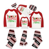 Christmas Matching Family Pajamas Family Christmas Hat Crew Gray Reindeer Pants Pajamas Set