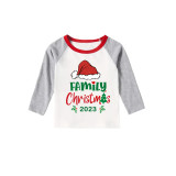 Christmas Matching Family Pajamas 2023 Family Christmas Hat Red Pajamas Set
