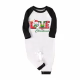 Christmas Matching Family Pajamas Love Snowman Christmas Green Pajamas Set
