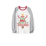Christmas Matching Family Pajamas Believe In The Magic Of Christmas Red Pajamas Set