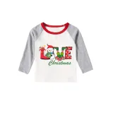 Christmas Matching Family Pajamas Love Snowman Christmas Red Pajamas Set