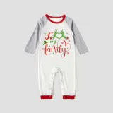 Christmas Matching Family Pajamas Snowflake Love My Family Red Pajamas Set