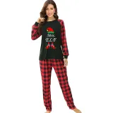 Christmas Couple Pajamas Matching Sets Mr & Mrs ELF Adult Loungwear White Pajamas Set
