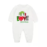 Christmas Matching Family Pajamas Love Christmas Red Pajamas Set
