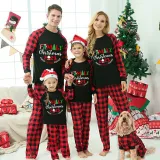 Christmas Matching Family Pajamas 2023 Family Christmas Black Pajamas Set