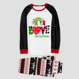 Christmas Matching Family Pajamas Love Christmas Gray Reindeer Pants Pajamas Set