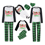 Christmas Matching Family Pajamas Family Christmas Hat Crew Green Pajamas Set