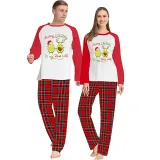 Christmas Couple Pajamas Matching Sets Merry Christmas To My Other Half Adult Loungwear Red Pajamas Set