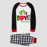 Christmas Matching Family Pajamas Love Christmas Gray Pajamas Set