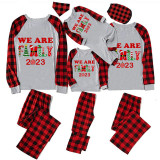 Christmas Matching Family Pajamas 2023 We Are Family Gray Pajamas Set